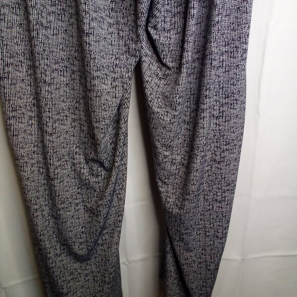 Premise Pants 3X Pull On Elastic Wide Leg Soft Stretch Pattern Black White - Picture 14 of 14